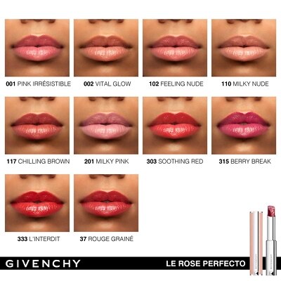 GIVENCHY Rose Perfecto Lip Balm 2.8g FEELUNIQUE