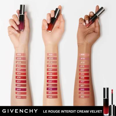 GIVENCHY Le Rouge Interdit Cream Velvet Lipstick 6.5ml FEELUNIQUE